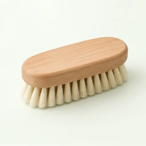 Wooden scrub brush
